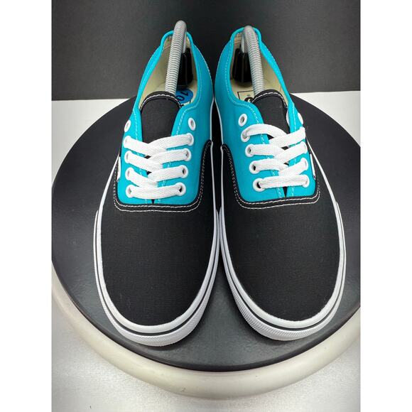 Vans Era Authentic Two Tone Womens Size 6.5 Teal Black Skateboard Shoes Sneakers - Picture 2 of 9